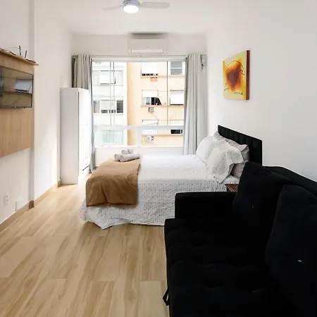 Apartamento Copacabana Vista Mar, quadra da praia.-2